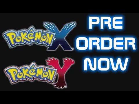 how to pre order pokemon x and y
