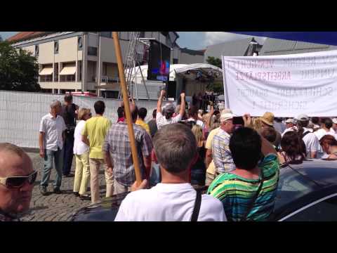 Aschaffenburg - Angela Merkel in Aschaffenburg 18.07.2013.
