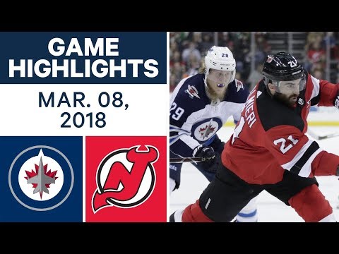 Video: NHL Game Highlights | Jets vs. Devils - Mar. 08, 2018