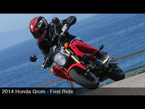 grom - MotoUSA takes a spin on one of this year's most anticipated motorcycles, the 2014 Honda Grom 125. Watch as we buzz around the California coast, and battle it...