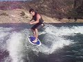Wakesurfing