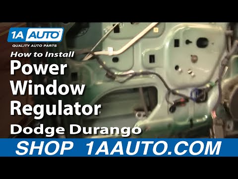 How To Install Replace Power Window Regulator Dodge Durango 98-03 1AAuto.com