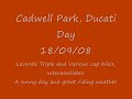 Cadwell Park zxr &amp; r6 &amp; RGV &amp; 848  Ducati Day  Laverda Triple