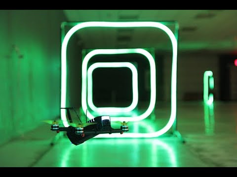 First Indoor Drone Racing Track