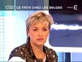 b�atrice delvaux, r�dactrice en chef du journal le soir explique l'origine des tensions communautaires dans l'�mission c'est dans l'air de france 5