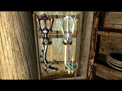 keyblade - Daily feature on the best new and old mods in Skyrim, updated everyday! Download here: ‣ Kingdom Hearts Keyblade Collection (Steam): http://steamcommunity.co...