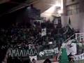 Panathinaikos fans at women's volleyball