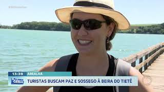 Arealva: Turistas buscam paz sossego à beira do Tietê