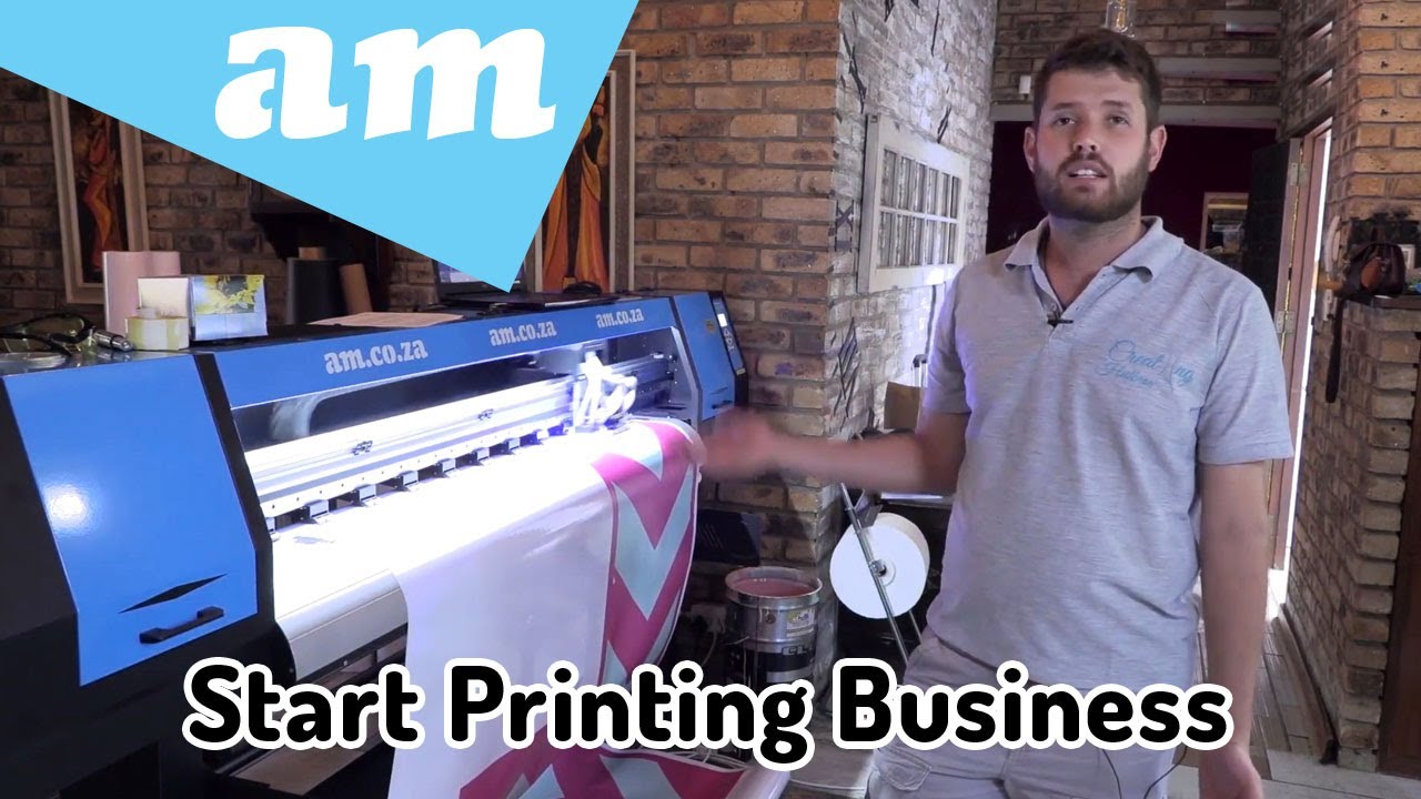 Start a Printing Business with Large Format Printer for ECO-Solvent, UV and Sublimation Printing
