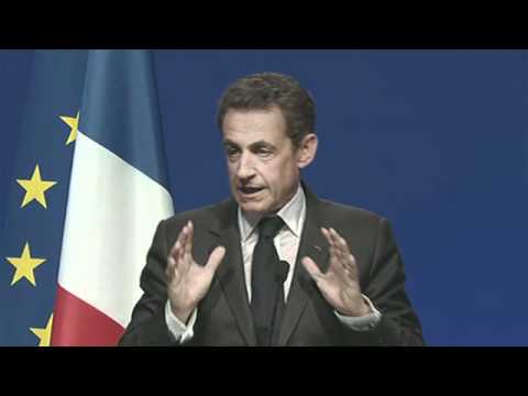 Discours de Nicolas Sarkozy