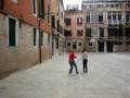 dancing in empty venetian piazzas with music in the air