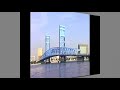 Downtown Jacksonville, Florida shot from the banks of the St. Johns River in November 1990.
