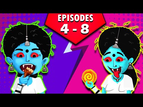 Foodie Ghosts - Parts 4 to 8 | తిండి పిచ్చి దెయ్యాలు | Telugu Ghost Stories | Telugu Kathalu | Funny
