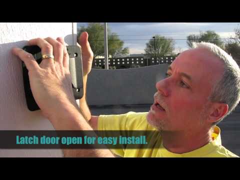 how to install rv door latch