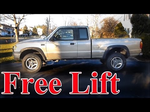 Lift Your Truck for Free via a T Bar Crank (torsion bar)
