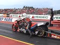 Ronnie Aasen on his top fuel twin drag bike in Mantorp 2006 Ronnie Aasen on his top fuel twin drag bike in Mantorp 2006