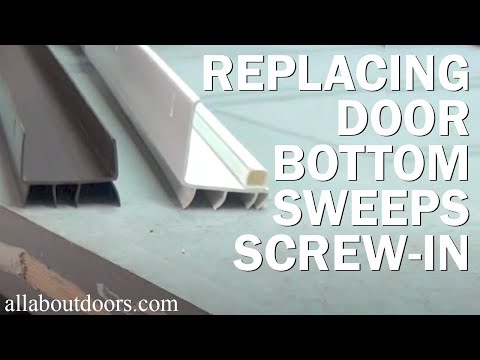 how to install l-shaped door bottom