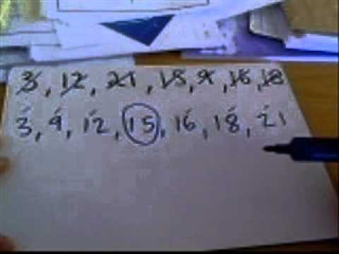 how to determine quartiles