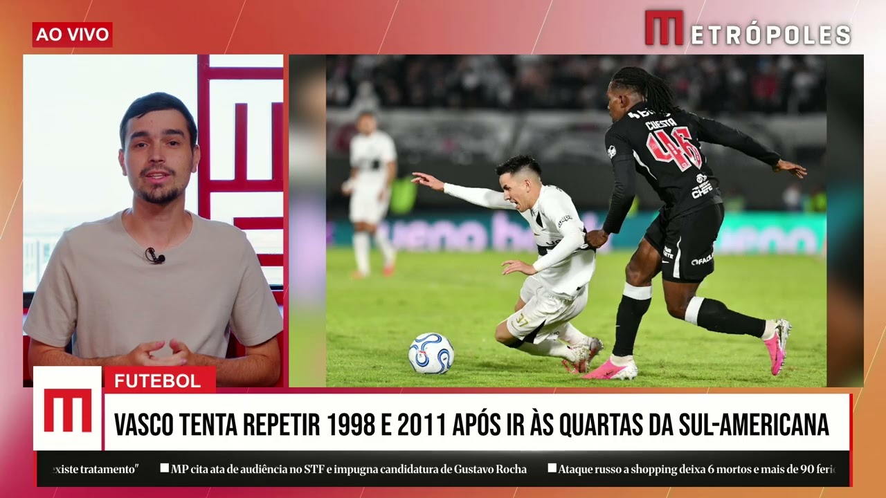 Vasco tenta repetir 1998 e 2011 após ir às quartas da Sul-Americana