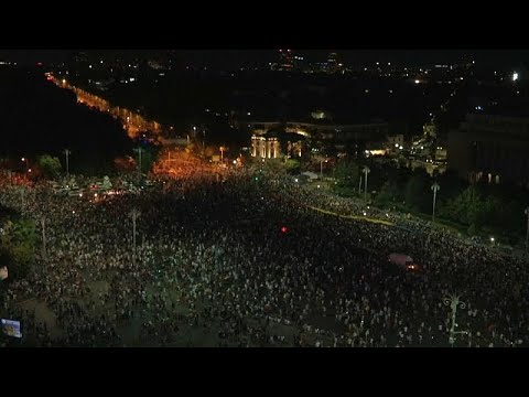 Rumänien: 25.000 Menschen demonstrieren in Bukarest
