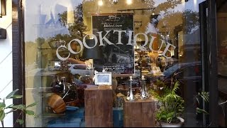 Michael Aram takes part in the celebration of Cooktique's first anniversary
