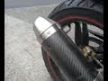 Yamaha TZR Black&Red - Silencieux Conti
