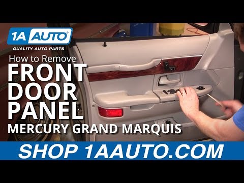 How To Install Replace Front Door Panel Mercury Grand Marquis 98-02 1AAuto.com