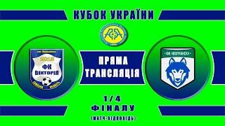 Кубок України 2020/2021. 1/4 фіналу. Матч-відповідь. Вікторія - ФК Вовчанськ. 4.11.2020