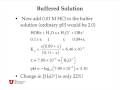 Buffer Solutions