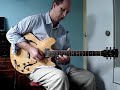 Jazz guitar solo