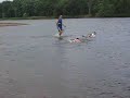 5 year old Zachery wakeboarding #1
