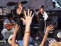 Cecilia Bracamonte y Cecilia Barraza en el festival  Peruano