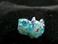 Aqua Aura Quartz Crystal Cluster