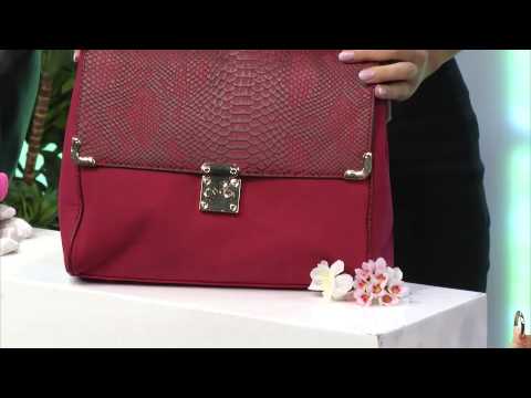 Carlo Milano Damenhandtasche, schwarz