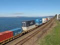Southbound BNSF Stack Train - Edmonds, Wa. Southbound BNSF Stack Train - Edmonds, Wa.