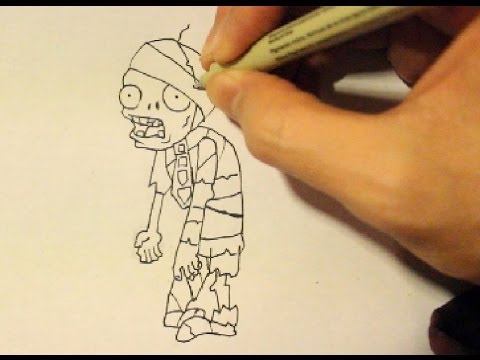 how to draw easy zombies