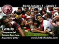 Boca Juniors 1 - Lanus 1. Apertura Argentino 2007
