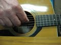 Guitar fingers and poetry reading.