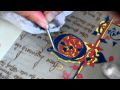 Medieval Manuscript Reproduction, Part 5a: Painting an illuminated letter