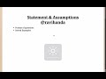 CLAT video tutorial on Statements and Assumptions