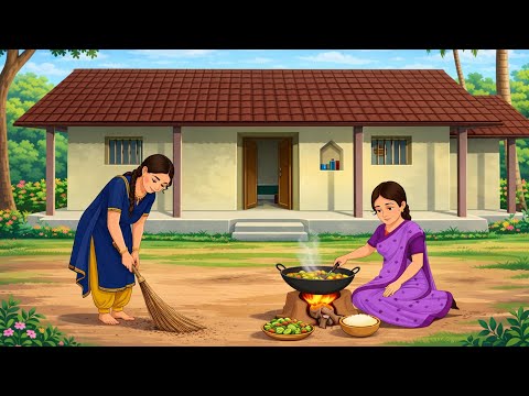 गरीब माँ बेटी की अनोखी किस्मत | Hindi Story | Cartoon Story | Hindi Kahaniyan | Hindi Moral Stories 
