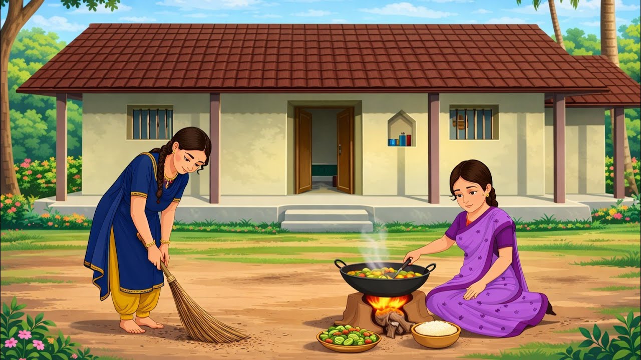 गरीब माँ बेटी की अनोखी किस्मत | Hindi Story | Cartoon Story | Hindi Kahaniyan | Hindi Moral Stories 