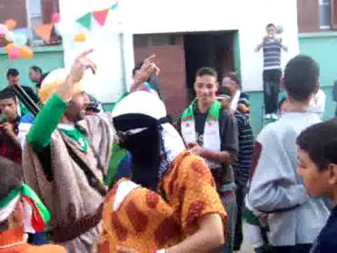 Algerie Egypte El-milia fete la victoire