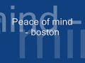 peace of mind   boston