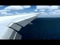 Posky 777-300 landing Hong kong VHHH High Quality wing HD