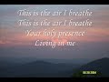 breathe by michael w  smith