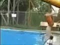 Backflip into pool (failed!) Backflip into pool (failed!)