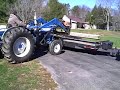 Ford Tractor Loading Lumber