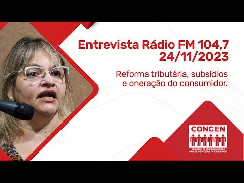 Entrevista programa Rádio Livre, da Rede Educativa - FM 104,7 - 24/11 2023