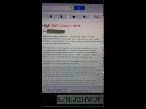 how to know my data usage at&t